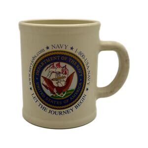 Department of Navy “Let the Journey Begin” Melamine Coffee Mug